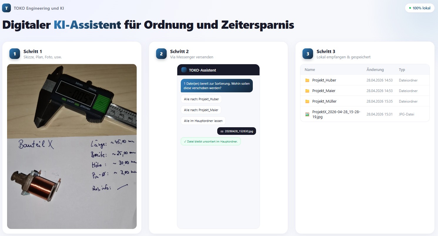 KI-Assistent Handy zu PC im Einsatz
